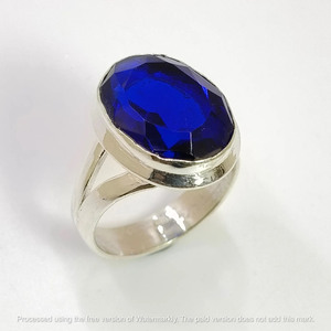 Anillo de Tanzanita, Plata 925, Anillo Azul Hecho a Mano, Joyería Elegante, Anillo Delicado - Product Image 1