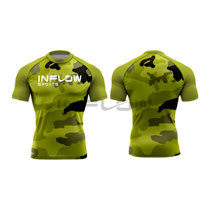 Rashguard MMA à manches longues unisexe, rashguard de compression avec protection anti-UV, tissu respirant et à séchage rapide pour les sports nautiques - Product Image 4