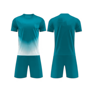 Maillot de football à manches courtes pour homme, dégradé rouge, col rond, polyester respirant, vêtements de sport pour toutes les saisons - Product Image 5