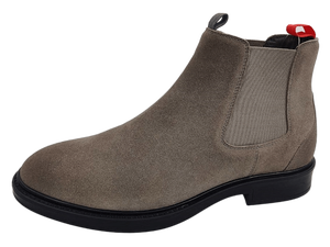 Mocasines de Gamuza Color Tabaco para Hombre, Punta Redonda, Sin Cordones, Suela de Goma Transpirable, Color Sólido, para Todas las Temporadas - Product Image 4