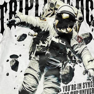 เสื้อยืดทรงบ็อกซี่สไตล์ดีไซน์เนอร์ลายกราฟิก ผู้ผลิตเสื้อยืดโอเวอร์ไซส์แนวสตรีทแวร์ เสื้อยืดผ้าฝ้าย 230 กรัม สำหรับผู้ชาย - Product Image 6