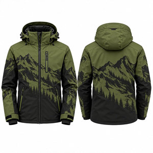 Veste de ski pour homme, veste d'extérieur, veste de randonnée, veste de neige, chaude, fonctionnelle, protectrice, imperméable et chauffante de qualité - Product Image 1