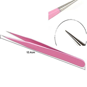 Eyelash <b>Extension</b> Tweezers Eyelash Tweezers Manufacturer Rose Gold Lash Applicator Lash <b>Extension</b> Tweezer - Product Image 2
