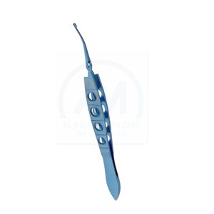 Pinzas para Cápsulas Al Mida Healthcare, Curvas, Instrumentos Quirúrgicos Oftálmicos Microquirúrgicos, Pinzas Delicadas de Acero Inoxidable, Instrumento con Certificación CE - Product Image 1
