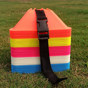Conos de Entrenamiento de Agilidad Duraderos Marca PE TAC-TC40, Portátiles y Flexibles para Prácticas de Fútbol, Baloncesto y Otros Deportes - Product Image 1