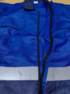 Combinaison de travail de sécurité imperméable et respirante, taille européenne, avec fermeture éclair frontale et multiples poches, color-block - Product Image 6