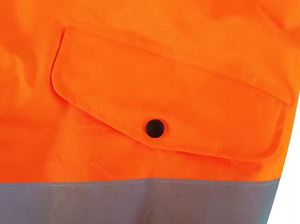 Gilet de sécurité haute visibilité OEM pour l'hiver, réfléchissant, classe 3 ANSI, imperméable, logo personnalisé, vêtements de travail pour la construction, protection extérieure - Product Image 3