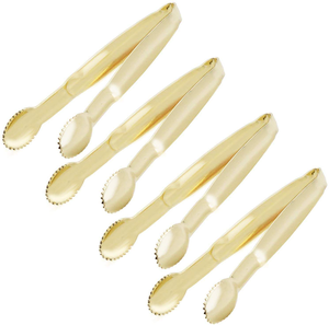 Pinzas de Cocina de Acero Inoxidable de 4 Pulgadas, Pinzas Metálicas para Dulces, Hielo y Alimentos - Product Image 2