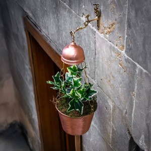 Jardinière murale en cuivre de haute qualité pour l'aménagement d'entrées, la décoration extérieure et la présentation intérieure, vente en gros depuis l'Inde - Product Image 2
