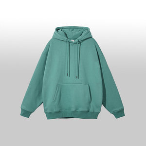 Nuevo Producto Otoño Invierno, Conjunto de Sudadera con Capucha de Forro Polar de 360g, Color Sólido, Estilo Holgado y Afelpado, Marca Europea y Americana de Moda - Product Image 1