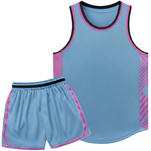 Conjunto de Camiseta y Pantalones Cortos de Baloncesto para Jóvenes, Uniformes Personalizados para Equipos Femeninos, Traje Deportivo de Malla sin Mangas para Entrenamiento - Product Image 1