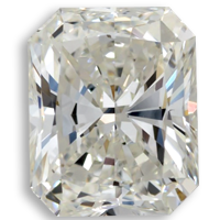 Radiant Cut Vintage Hidden Halo Shoulder <b>Set</b> <b>Ring</b> 0.65 Ct Lab Grown Diamond in 18K <b>Gold</b> and Platinum for Anniversary Gift - Product Image 3