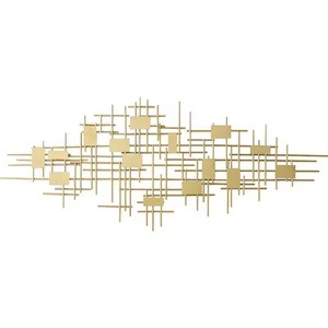 Reliable Modern Metal Wall Sculpture With Foliage Design For Home Decor Living Room Art - Product Image 2