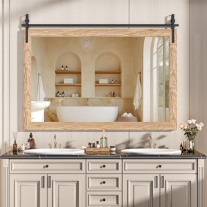 Marcos de Espejos de Pared de Madera de Teca, Diseño Moderno de Mediados de Siglo, Ecológicos, Hechos a Mano, Duraderos |   Fabricación Personalizada al por Mayor (OEM) |   Aqudus Saleem - Product Image 3