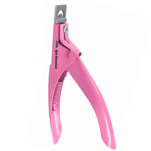 ที่ตัดเล็บปลอมสแตนเลส สำหรับทำเล็บมือและเล็บเท้า สีชมพู สำหรับมืออาชีพ - Product Image 1