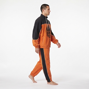 Ensemble de survêtement coupe-vent en nylon pour homme, veste légère à fermeture éclair et pantalon de sport assorti - Product Image 2