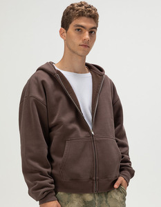 Sudadera con Capucha Extra Grande para Hombre, 350GSM, Felpa Gruesa, Sudadera de Forro Polar, Proveedor de Logotipos con Bordado Personalizado - Product Image 2