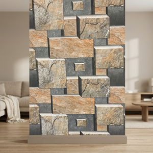 Superb Quality 300x600mm 30x60cm 12x24in Digital Glazed Stone Design Ceramic Exterior <b>Wall</b> Cladding Elevation Tiles - Product Image 3