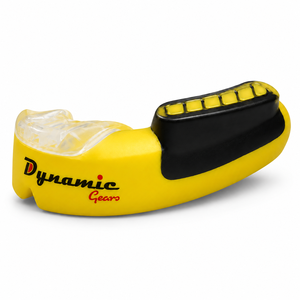 Protège-dents ajustable Dynamic Gears, écologique, jaune et noir, en EVA, équipement de protection sportive, boxe, adultes, léger, non toxique - Product Image 2