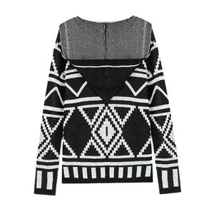 เสื้อคลุมคาร์ดิแกนมีฮู้ดสำหรับผู้ชาย ลายตัวอักษร ผ้าถักโพลีเอสเตอร์/คอตตอน ระบายอากาศได้ดี สำหรับฤดูใบไม้ร่วงและฤดูหนาว - Product Image 3