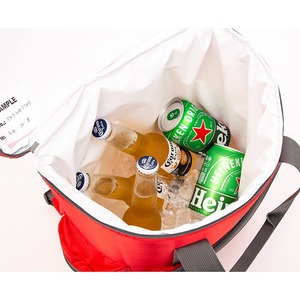Red multifunctional insulated <b>backpack</b> simple refrigerated bag large capacity picnic bag meal delivery bag - Product Image 5