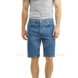 Shorts en jean pour hommes, couleur et taille personnalisées, élégants, respirants, coupe slim, multi-poches, vêtements de tous les jours pour adultes - Product Image 3