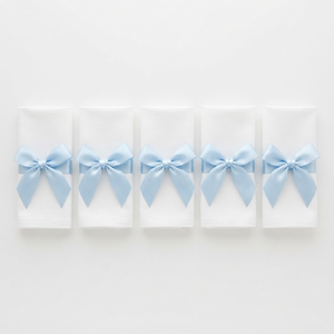Baby <b>Blue</b> 12mm Single Face Satin Ribbon Factory Direct 10 <b>Rolls</b> x 8 Meter for Newborn Welcome Kit Hospital Gift Presentation B2B - Product Image 2