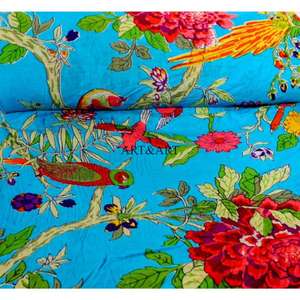 Tela de Algodón Ligera Estampada a Mano, Tela de Algodón de la Mejor Calidad para Vestidos, Cortinas, Ropa de Cama y Decoración del Hogar - Product Image 4