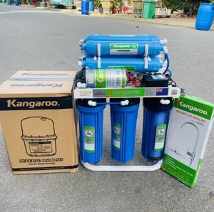 เครื่องกรองน้ำ Kangaroo KG75F7 ระบบ RO 7 ขั้นตอน สแตนเลส สีขาว/ดำ ควบคุมผ่านแอป ทำความสะอาดตัวเองได้ ใช้ในครัวเรือน รับประกัน 1 ปี - Product Image 3