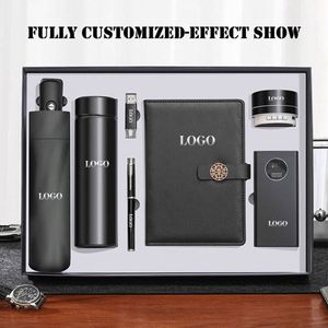 Business Vip Client Discount Black 2024 Planner Custom A5 Luxury Diary With Vacuum Cup Notebook and Pen <b>Gift</b> Set - Product Image 4
