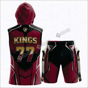 Uniformes de football américain 7v7 personnalisés de qualité supérieure, équipement de compression de qualité supérieure, logo personnalisé, sublimation 7 sur 7 - Product Image 3
