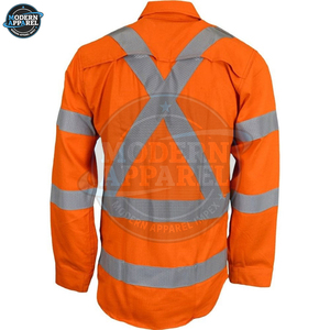 Camisas de Trabajo Reflectantes de Alta Calidad, Uniformes Industriales, Camisa de Trabajo de Algodón y Poliéster, Precio de Fábrica OEM, Gran Venta - Product Image 2