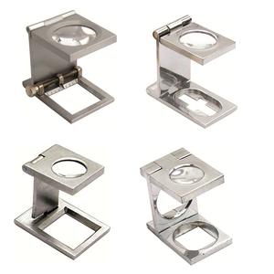 Mini loupe pliable en alliage de zinc avec échelle pour le comptage des fils textiles - Product Image 4