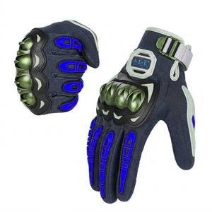 Gants de moto en cuir Airflow Design avec protection rigide des phalanges, légers et respirants, équipement de conduite moto 2026 - Product Image 3