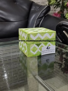 Juego de quemador de incienso Bakhoor de nácar verde, soporte de incienso de hueso, bandeja de estilo árabe para decoración religiosa del hogar, Oud ecológico - Product Image 3