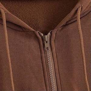 Sudadera con capucha y cremallera para hombre, cómoda y ideal para entrenamiento en el gimnasio, uso casual y actividades al aire libre, manga larga. - Product Image 5