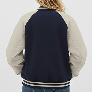 Veste universitaire pour femme, nouvelle collection, couleur unie, matière respirante, tendance, best-seller - Product Image 3