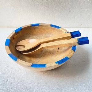 New Design Smooth Clear <b>Resin</b> Wooden Dinnerware Mixing Bowl New Kitchen Hotel & Restaurant Supplies Competitive <b>Price</b> Wood Bowl - Product Image 3