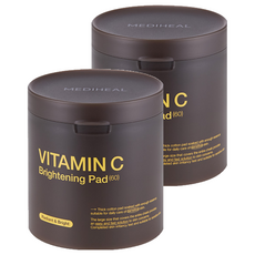 Mediheal Vitamin C Brightening Pads 250ml, Paquete de 2 Unidades, Caja de 60 Unidades, Formato Líquido en Botellas, Precio con Descuento - Product Image 1
