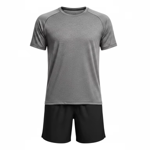 Ensemble de sport de pickleball personnalisé pour hommes, t-shirt à manches courtes et short respirants à séchage rapide, anti-humidité, vêtements de terrain OEM ODM - Product Image 3