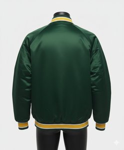 Veste en satin de qualité supérieure, dotée de coutures durables et d'un ajustement confortable pour un style de vie quotidien et une utilisation en extérieur. Veste en satin. - Product Image 3