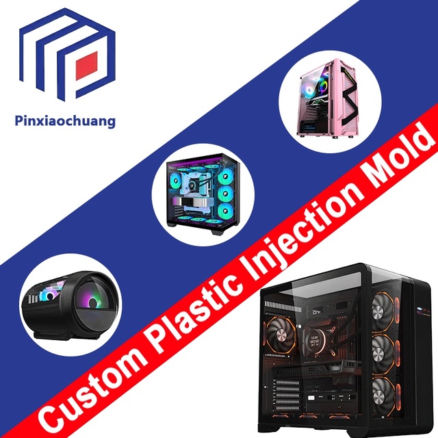 Factory Sale Plastic Injection Molding Pc case Gaming with Rgb Fans and Water Cooler High Quality Matx Gaming Pc case with Fans