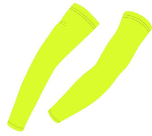 Mangas de compresión deportivas para hombre con protección UV UPF30, refrescantes, para uso exterior, de nailon, manga larga, color y logotipo personalizables - Product Image 2