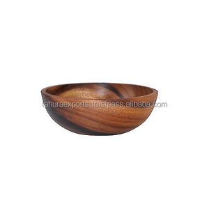 Centro de mesa de madera marrón elegante para comida para decoración y suministros para fiestas, adornos en formas y tamaños personalizados para exportación - Product Image 3
