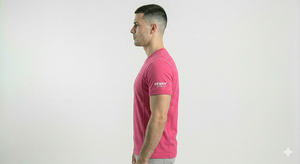 เสื้อยืดคอกลมผู้ชายผ้าฝ้ายแท้ 100% คุณภาพสูง ไม่เป็นขุย ระบายอากาศได้ดี สีพื้น แบบเรียบง่าย บริการ OEM - Product Image 3