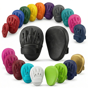 Guantes de Boxeo de Alta Calidad en Oferta, Guantes Curvos para MMA con Correa para la Muñeca, Almohadillas de Golpeo de Alta Densidad con Absorción de Impactos - Product Image 1