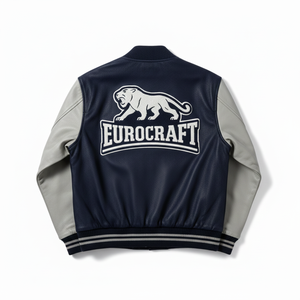 Chaqueta Varsity de Forro Polar para Hombre, Impermeable, Antibacteriana, Cortavientos, de Secado Rápido, 250g, Otoño, Unisex, Tejida - Product Image 4
