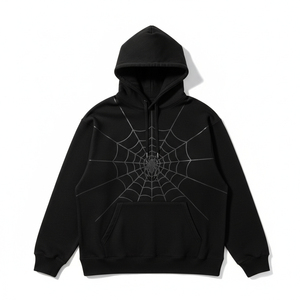 Sudadera con Capucha Personalizada con Logotipo, Sudadera con Capucha de Felpa Gruesa para Hombre, Fabricante de Sudaderas con Capucha y Estampado Puff - Product Image 1