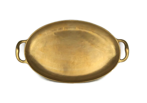 Modern Stylish Aluminium Metal Art Deco <b>Gold</b> Custom Logo Trending <b>Serving</b> Decorative <b>Tray</b> Wedding Dining Table Decoration - Product Image 5