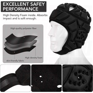 Casque de football américain souple pour jeunes, casque de football souple pour football 7v7, casque souple pour flag football, enfants, adultes, rugby - Product Image 3